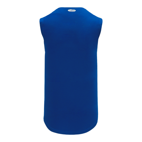 Athletic Knit Full Button Sleeveless Baseball Jersey (BA1812)